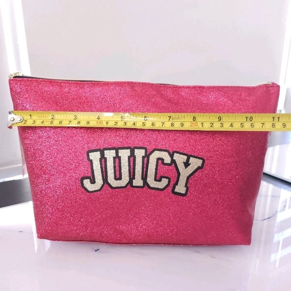 JUICY COUTURE SPARKLING BEAUTY BAG - PINK (NEW WITH TAGS)